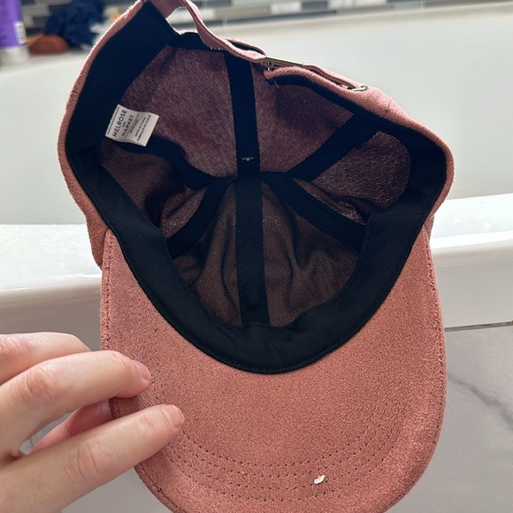 Melrose & Market Rose Pink Suede Hat - Picture 5 of 5